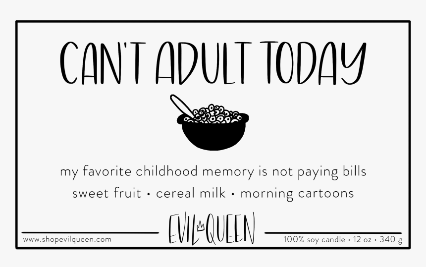 Can T Adult Today, HD Png Download