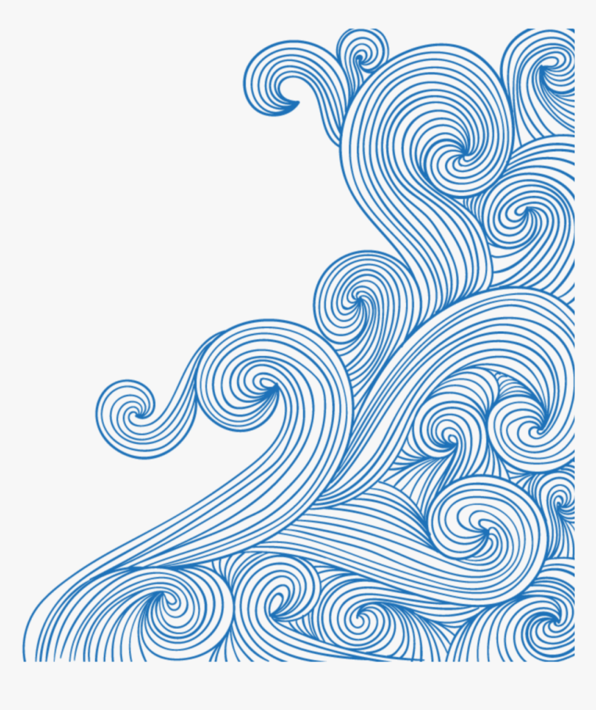 Swirl Wave Doodle, HD Png Download