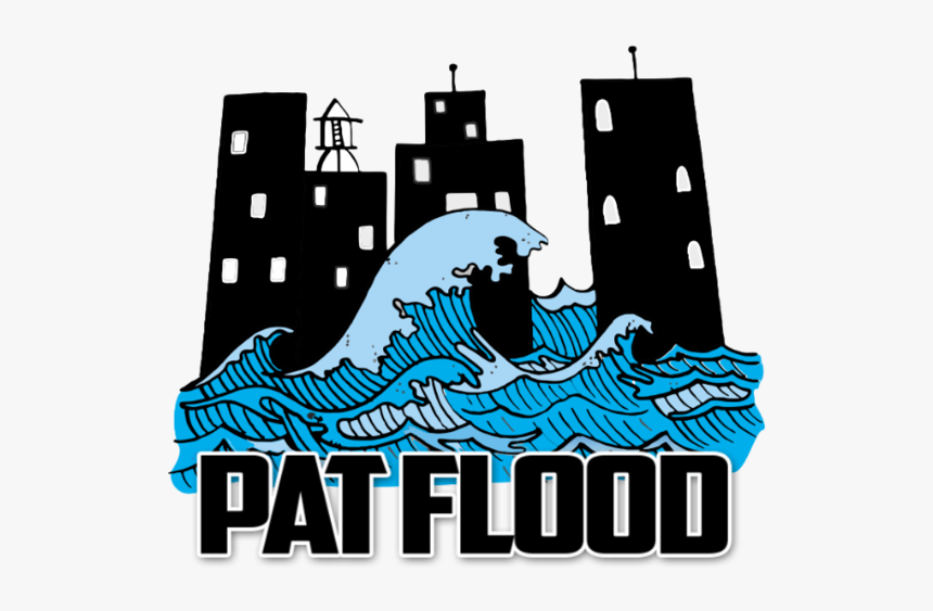 Patflood Blue Waves - Graphic Design, HD Png Download