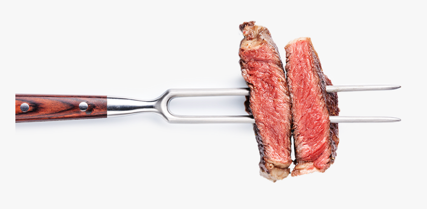 Steak On Fork, HD Png Download