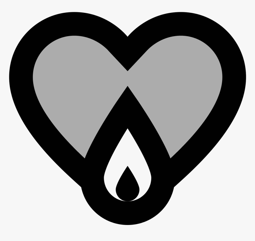 Fire In My Heart Icon - Heart, HD Png Download
