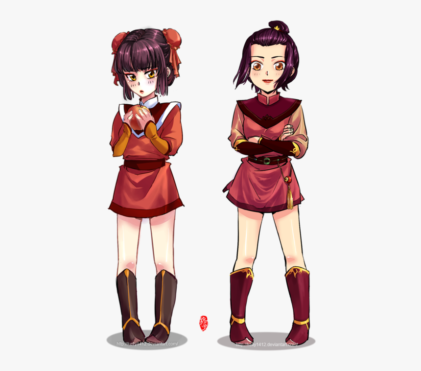 Azula And Mai - Zuko Anime, HD Png Download