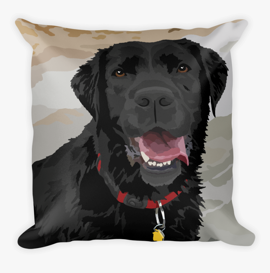 Square Pillow 
 Class Lazyload Lazyload Fade In Cloudzoom - Labrador Retriever, HD Png Download