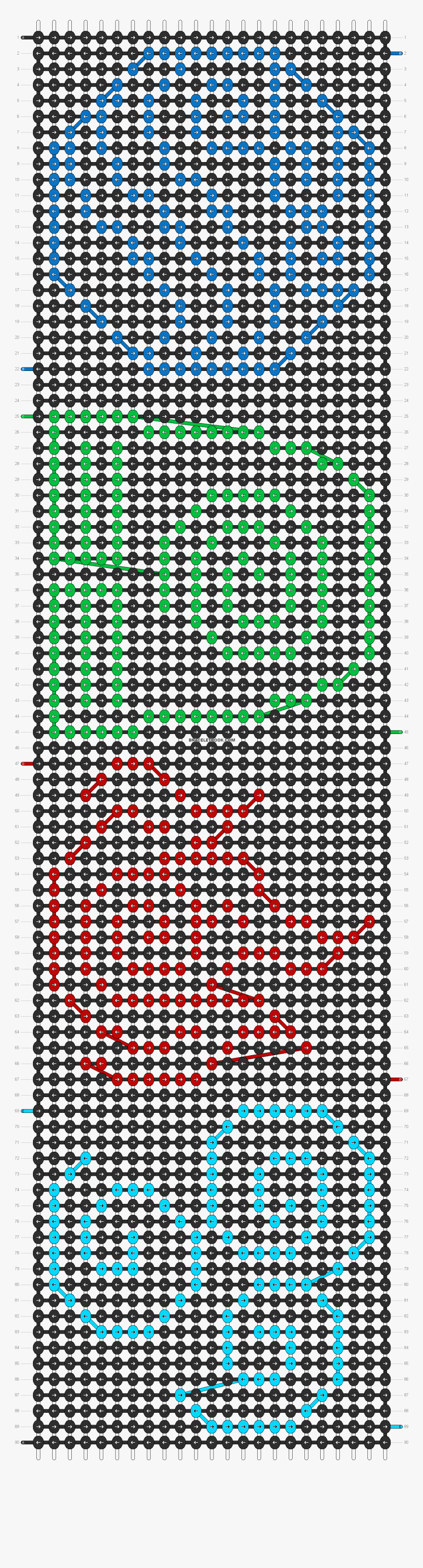 Alpha Pattern - Flame Friendship Bracelet Patterns, HD Png Download