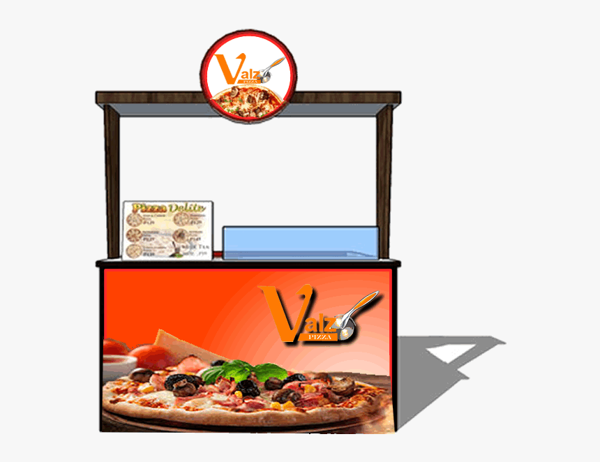 Valz Pizza Food Cart Franchise Package - Pizza, HD Png Download