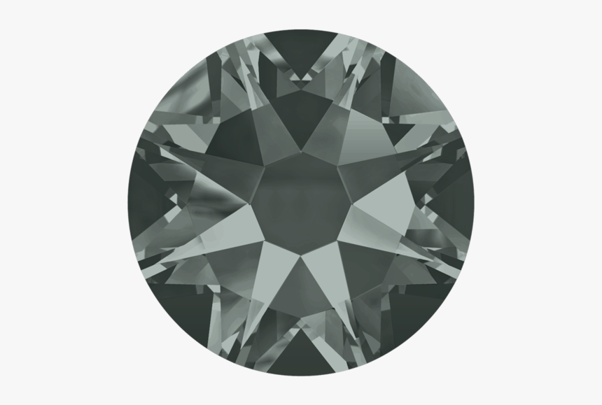1 3/8 - Black Diamond Swarovski Crystals, HD Png Download