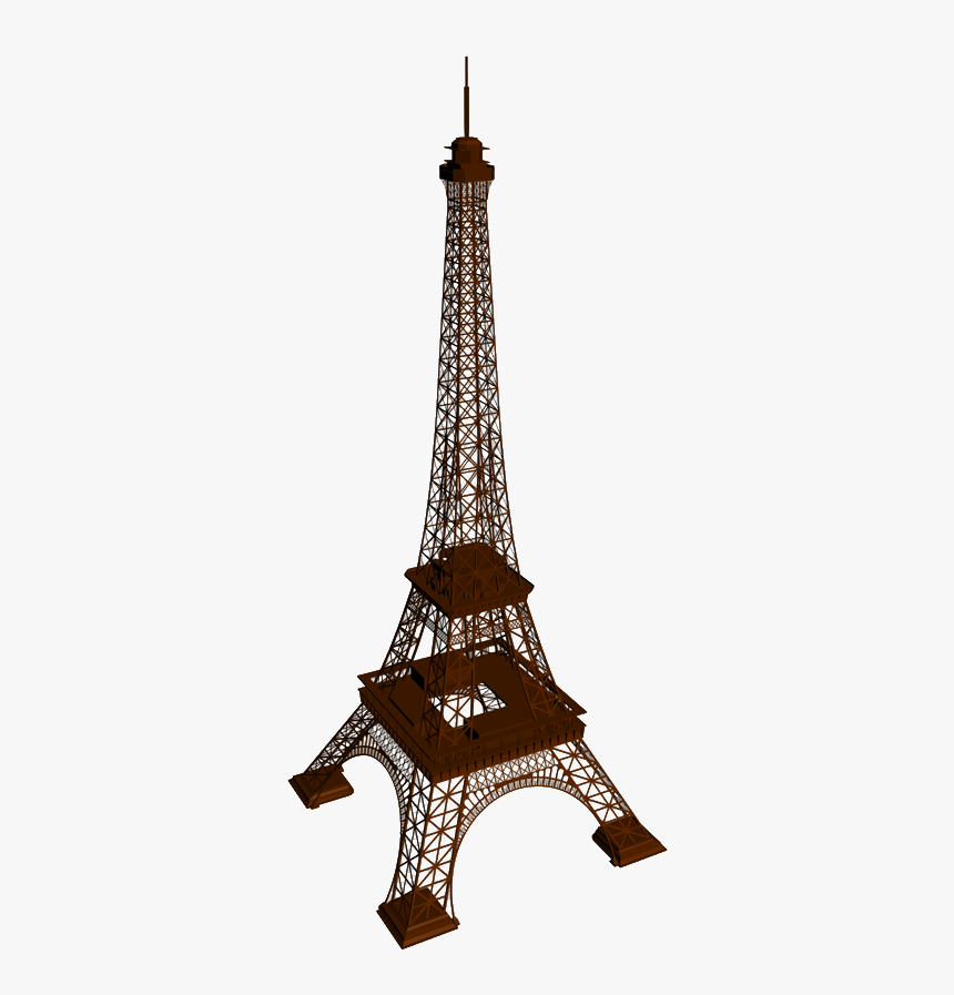 Eiffel Tower Model Png 3d, Transparent Png