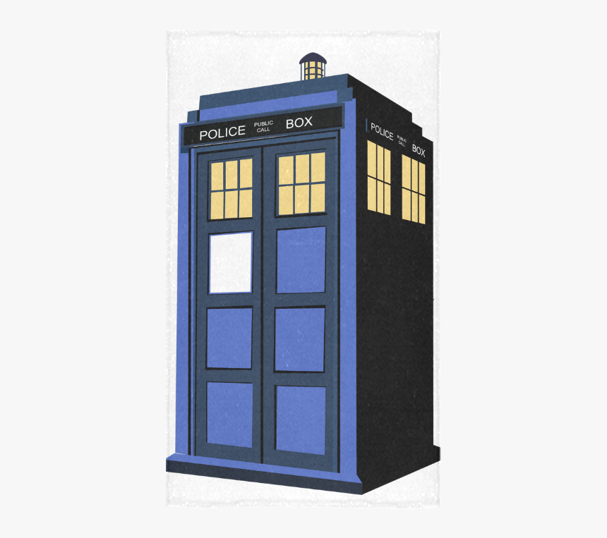 Tardis Towel Custom Towel 16 X28 - Doctor Who Tardis Png, Transparent Png