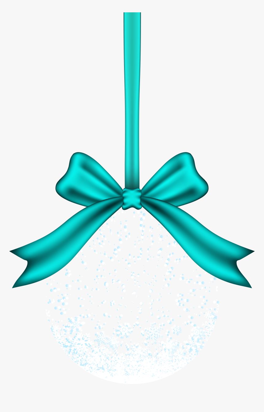 Transparent Christmas Ball Png Clip Art - Christmas Teal Balls Png, Png Download