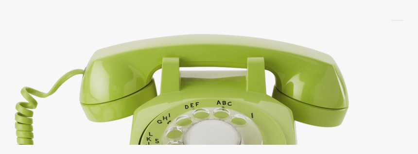 Green Rotary Phone - Headphones, HD Png Download