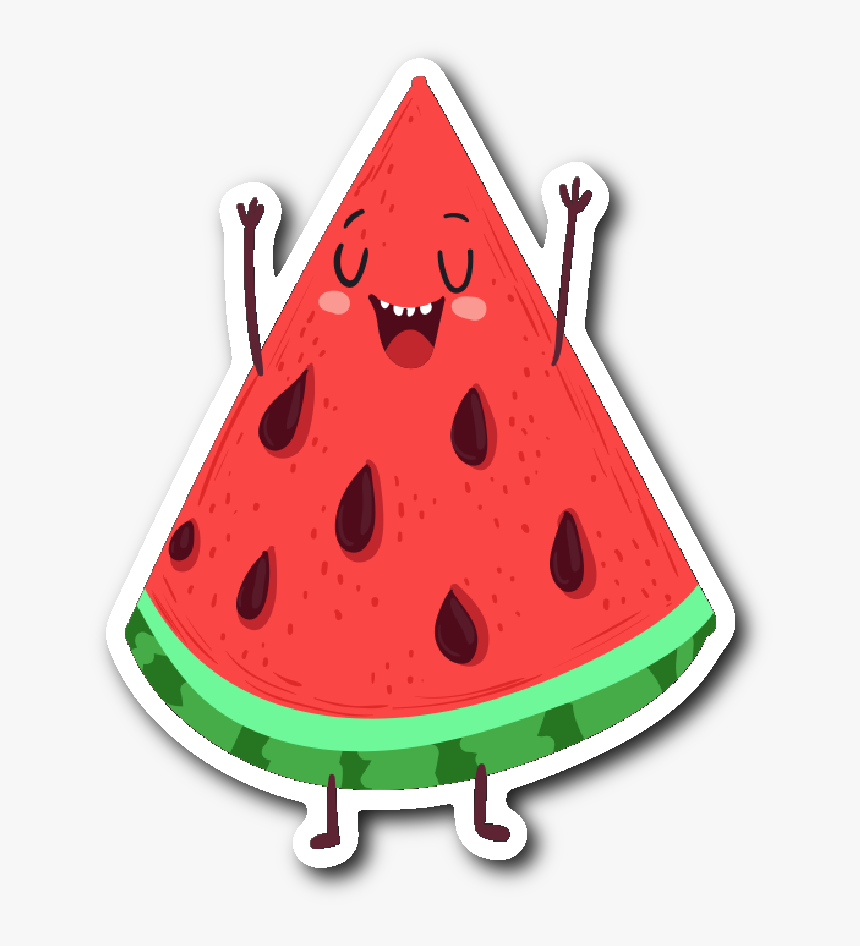 Watermelon Stickers Png, Transparent Png