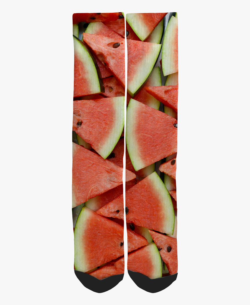Watermelon Novelty Crew Socks - Natural Foods, HD Png Download