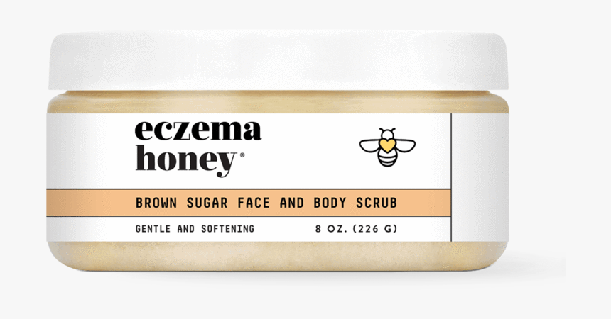 Eczema Honey Brown Sugar Face & Body Scrub - Cosmetics, HD Png Download