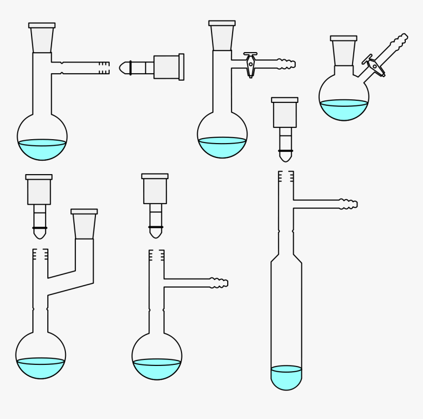 Chemistry Glass Pipe Diagram, HD Png Download