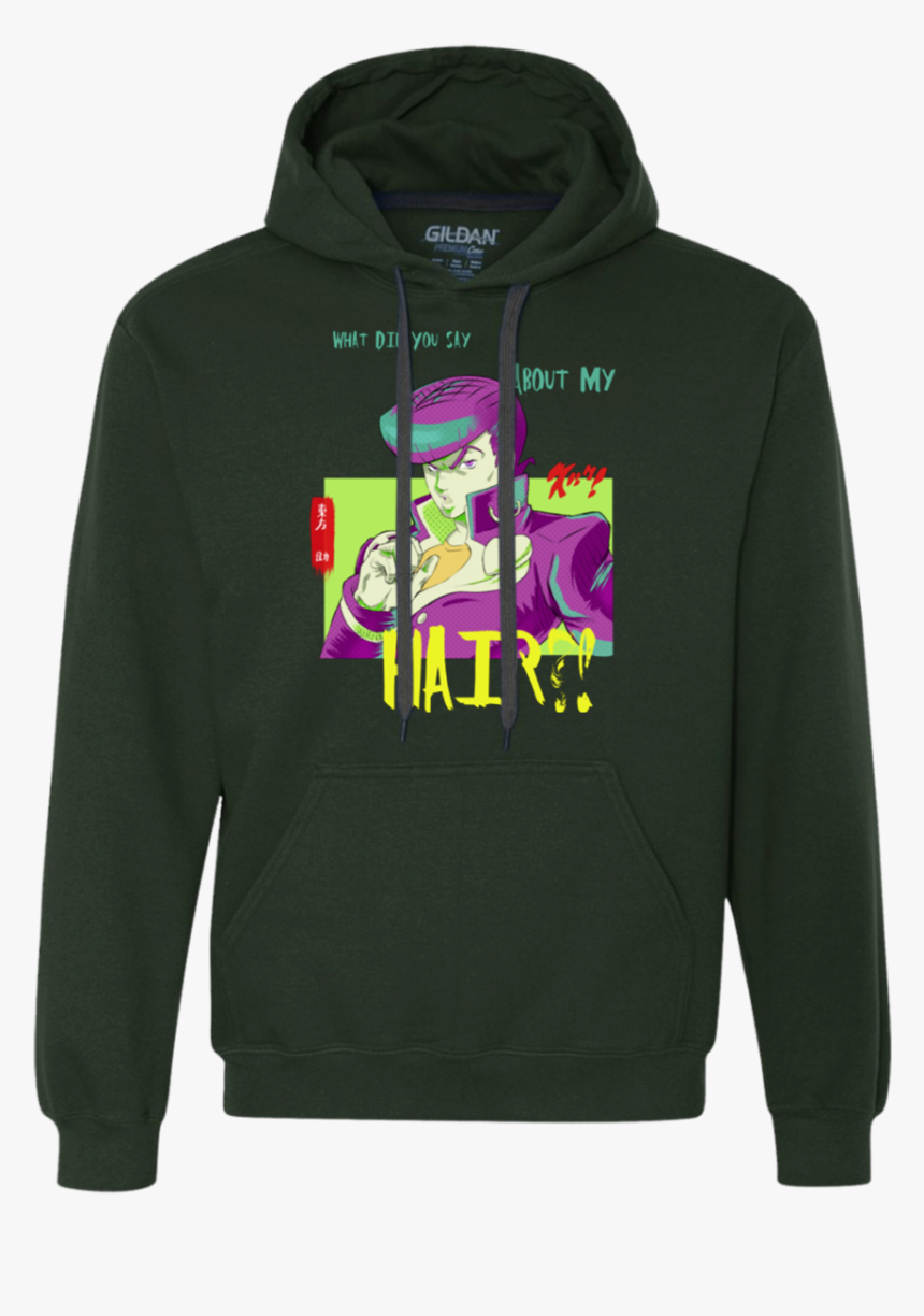Jojo Josuke Bizarre Adventure Premium Fleece Hoodie - Hoodie, HD Png Download