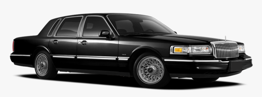 1995 Lincoln Town Black, HD Png Download