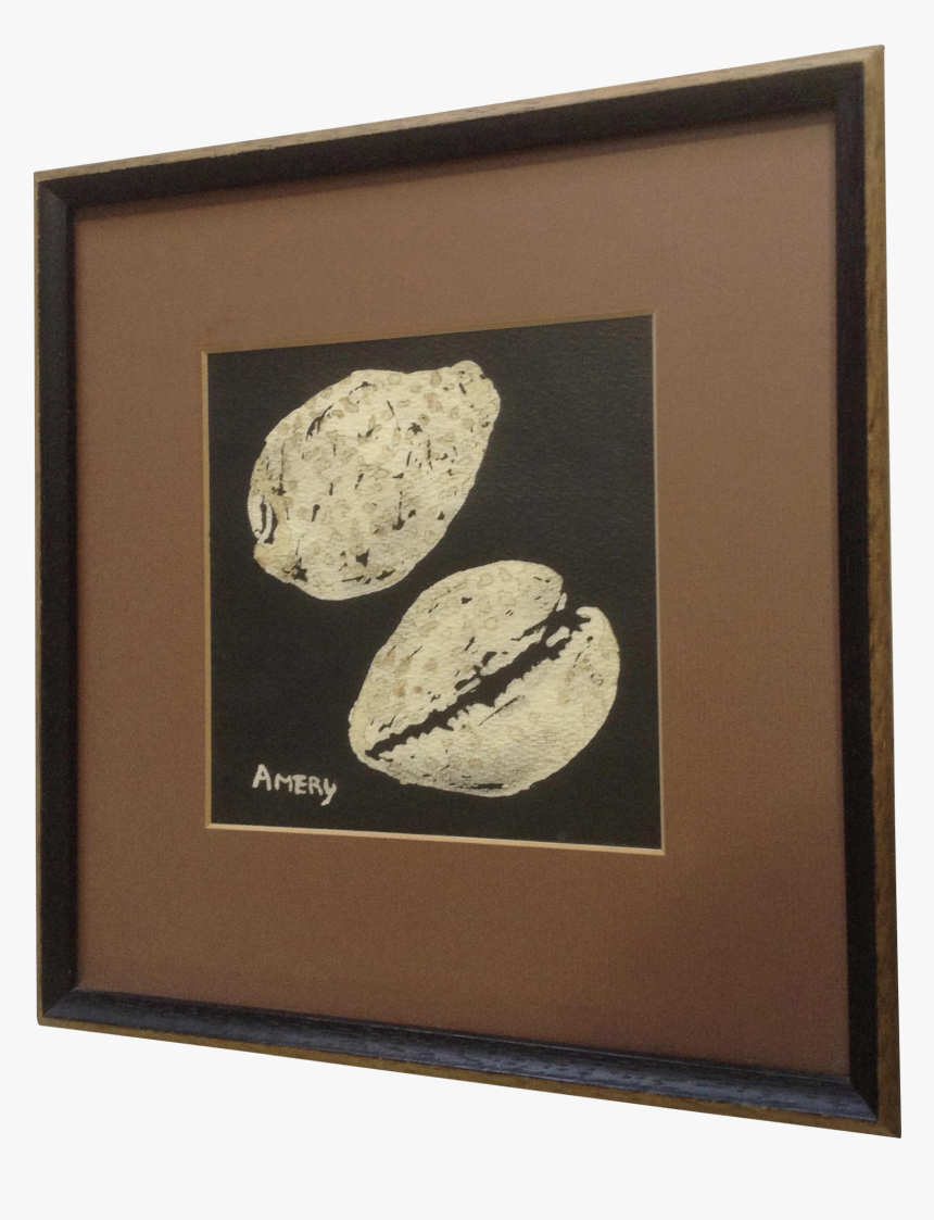 J Amery, Coffee Bean Watercolor Painting Signed By - Picture Frame, HD Png Download