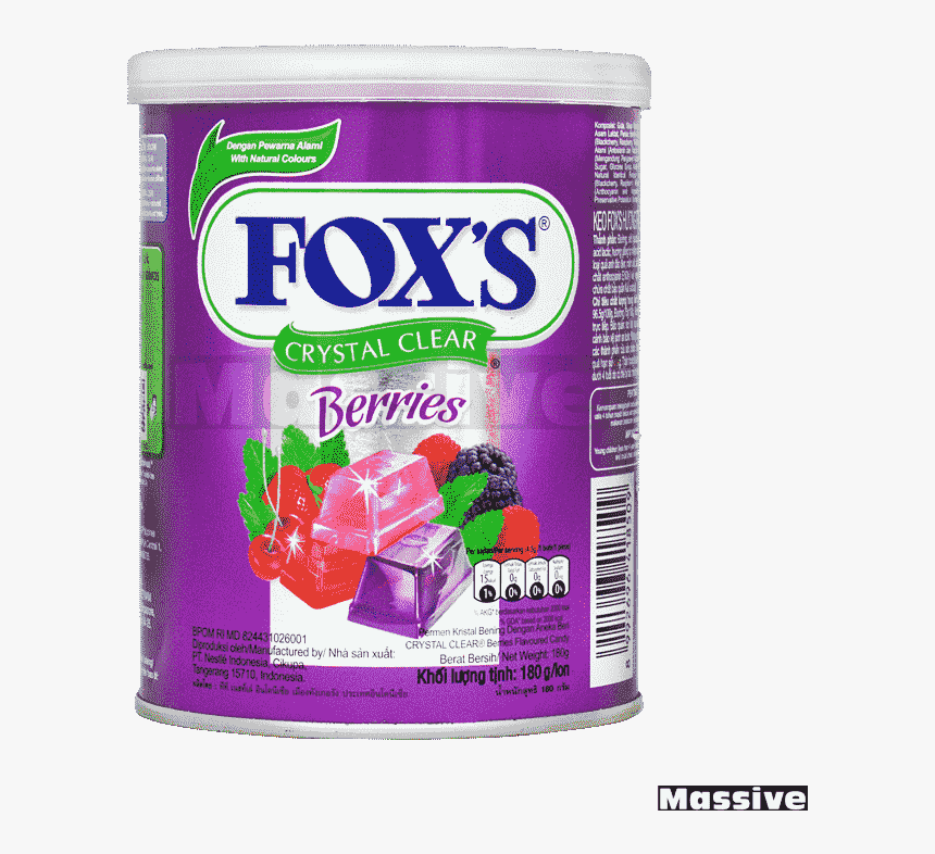 Fox's Crystal Clear Berries, HD Png Download