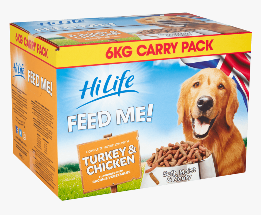 Hilife Feed Me With Turkey & Chicken Flavoured With - Dog Food, HD Png Download