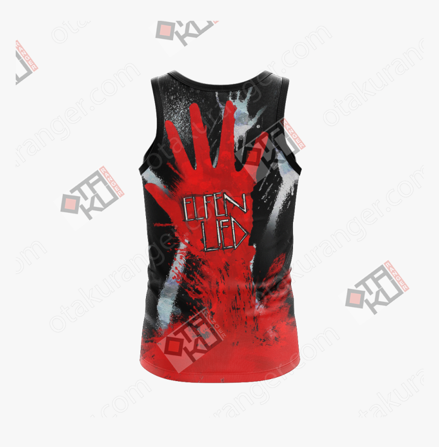 Elfen Lied Unisex 3d Tank Top - Hoodie, HD Png Download