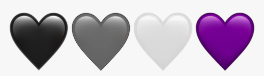 Asexual Flag Hearts - Heart, HD Png Download