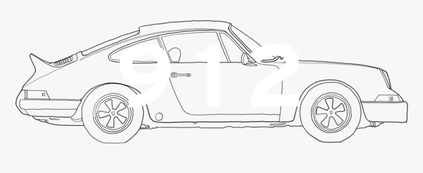 911compat1 - Porsche 912, HD Png Download