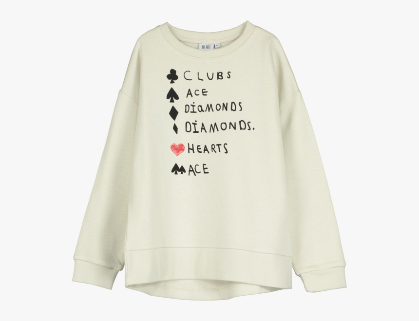 Beau Loves Clubs Ace Relaxed Fit Sweatshirt - Long-sleeved T-shirt, HD Png Download