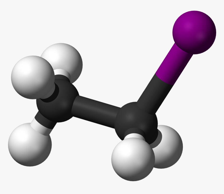 Iodoethane 3d Balls - Chloroethane, HD Png Download