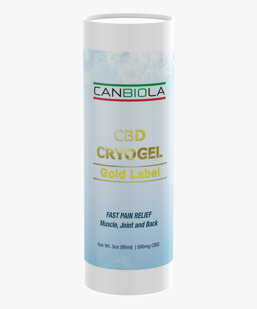 Canbiola Cryogel Gold Label - Cosmetics, HD Png Download