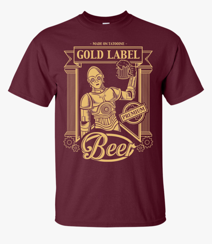 Gold Label Beer T-shirt - System Shock T Shirt, HD Png Download