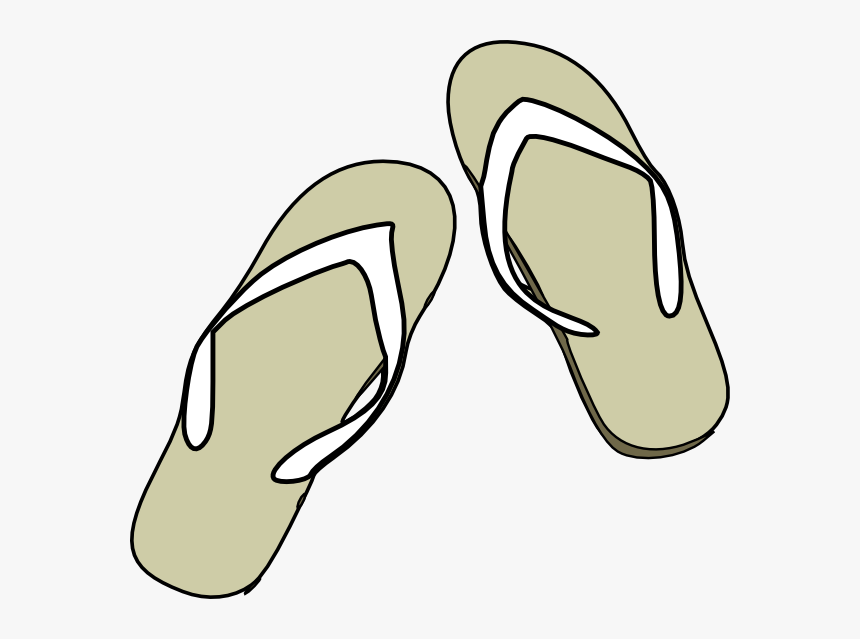 Flip Flops Black White Clip Art - Black And White Summer Clipart, HD Png Download