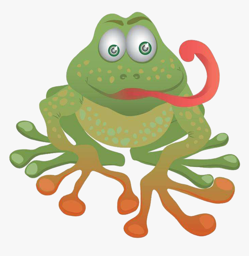 Tongue Frog Png - Bufo, Transparent Png