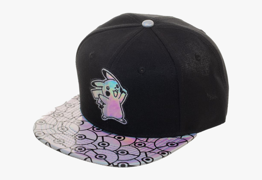 Pikachu Iridescent Snapback Hat - Pikachu Snapback, HD Png Download