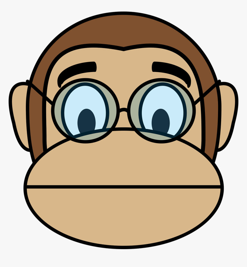 Crying Monkey Emoji, HD Png Download