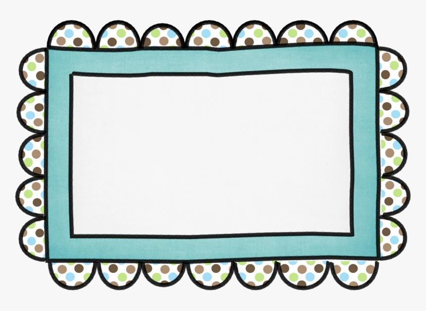 Hand Drawn Frame Printables From Rainbow Resources - Boleta Ingles De Preescolar, HD Png Download