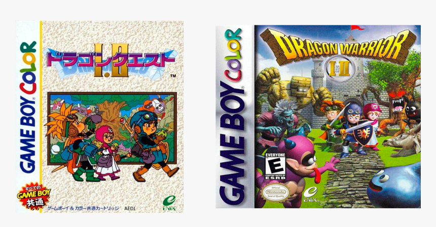Dragon Warrior I & Ii Game Boy Color Cover, HD Png Download
