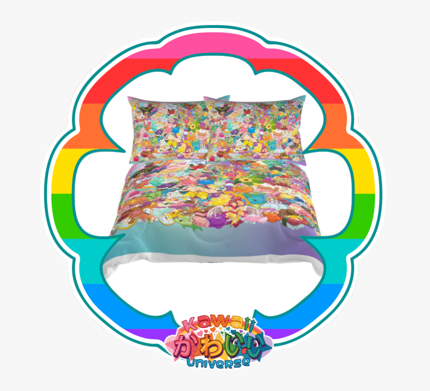 Cute Themed Comforter Blanket Neoverse Kawaii Universe - Throw Pillow, HD Png Download