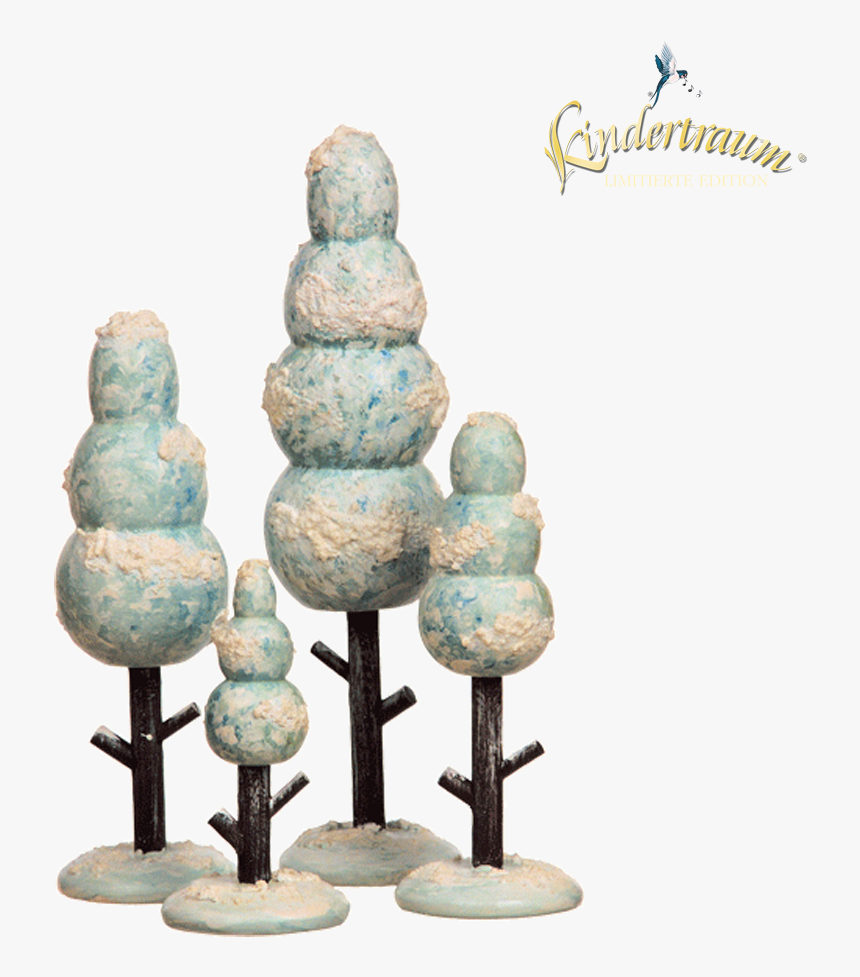 Winter Trees, 4 Pieces - Figurine, HD Png Download