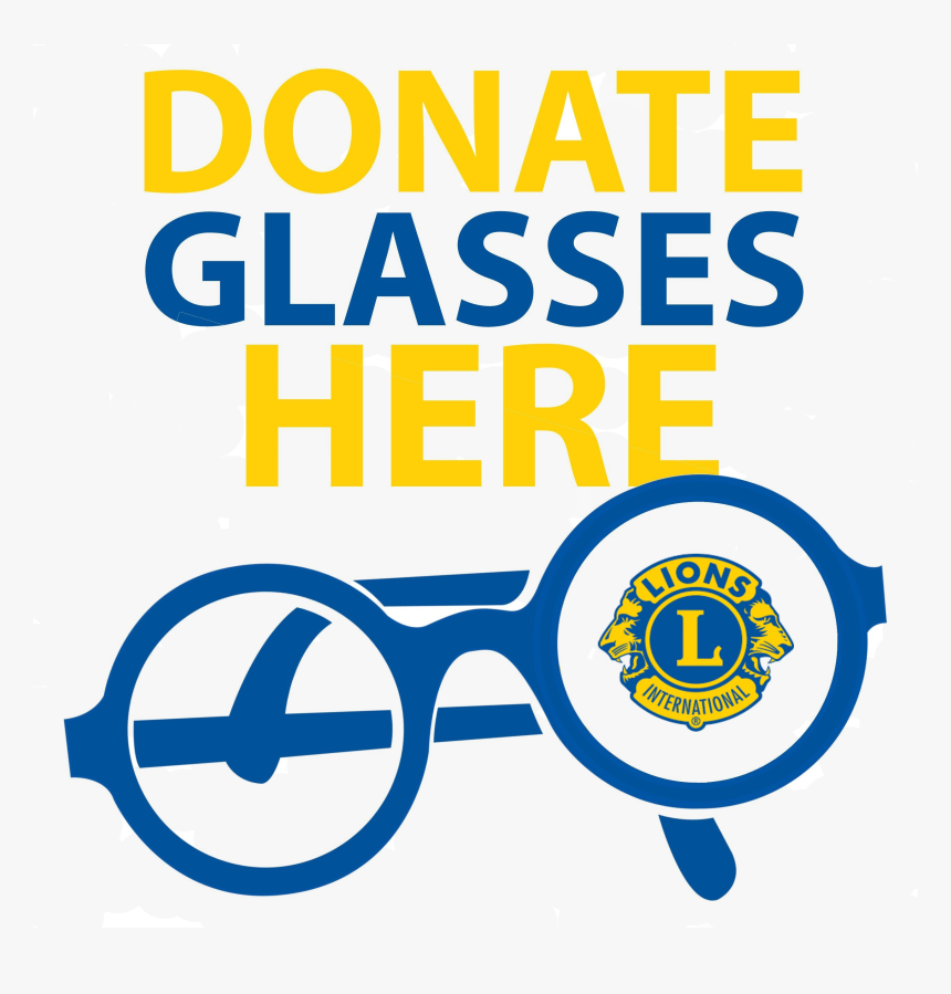 Donate Old Glasses Here - Circle, HD Png Download