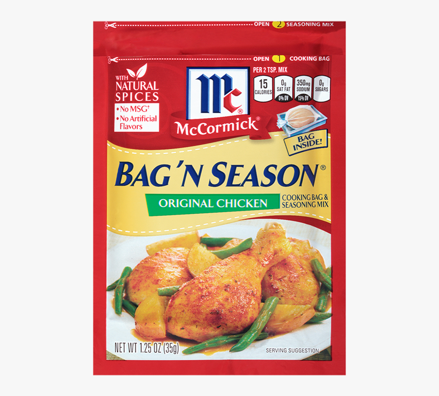Bag N Season Chicken - Mccormick Bag N Season, HD Png Download