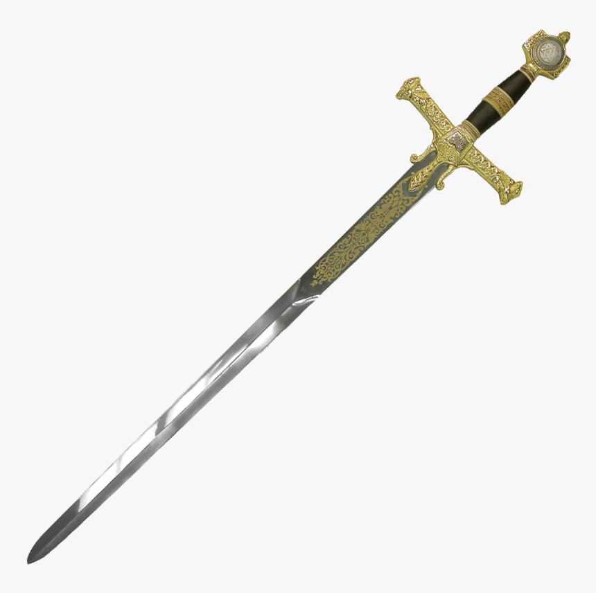 Silver King Solomon Sword - Sword Of Excalibur, HD Png Download
