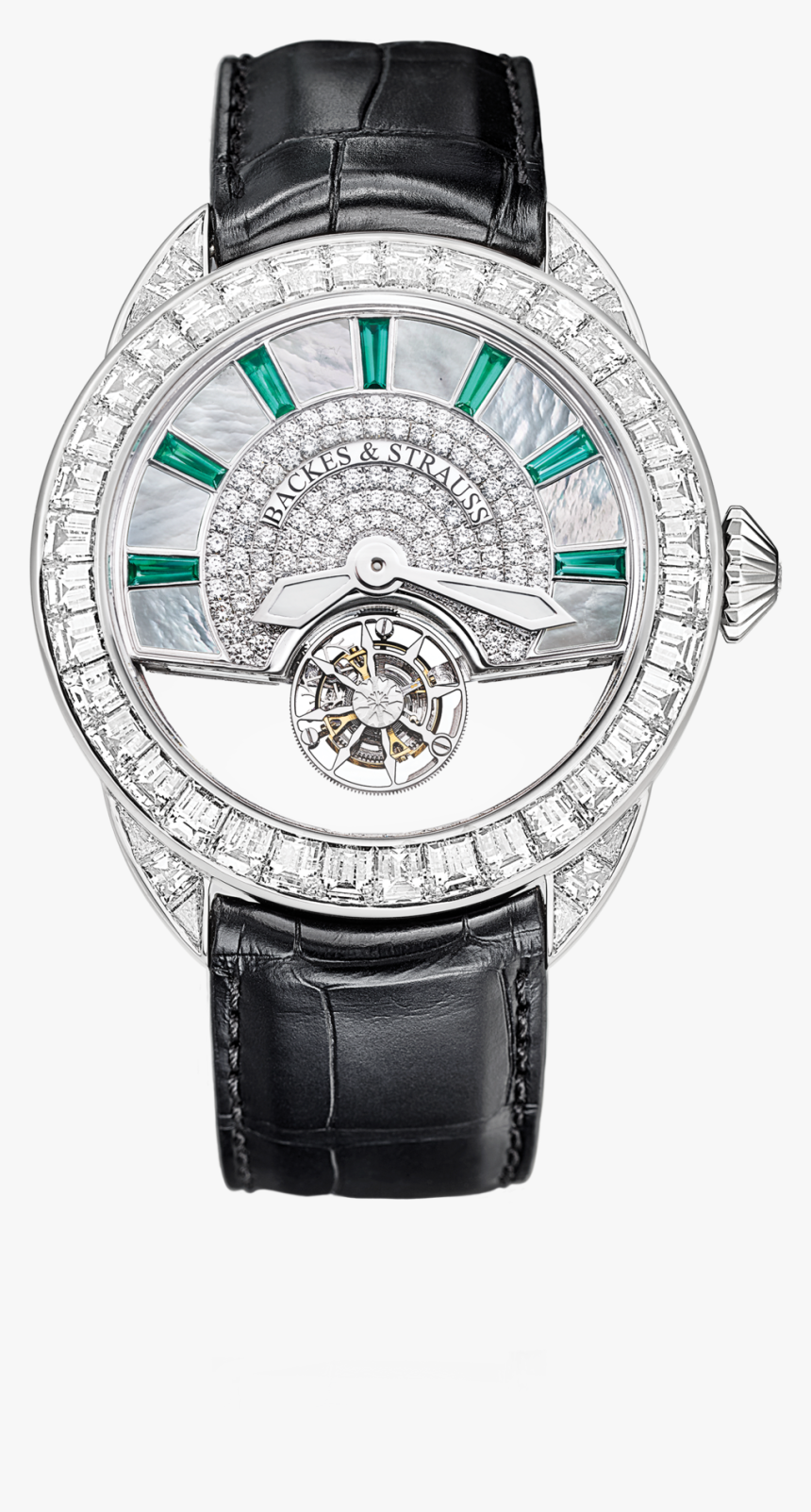 Piccadilly 45 King Tourbillon Iconic Diamond Encrusted - Tourbillon, HD Png Download