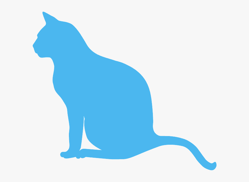 Cat With Mouse Silhouette, HD Png Download