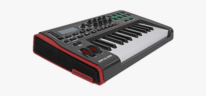 Novation Impulse 25 Midi Keyboard & Audio-technica - Novation Launchkey 49 Usb Keyboard, HD Png Download