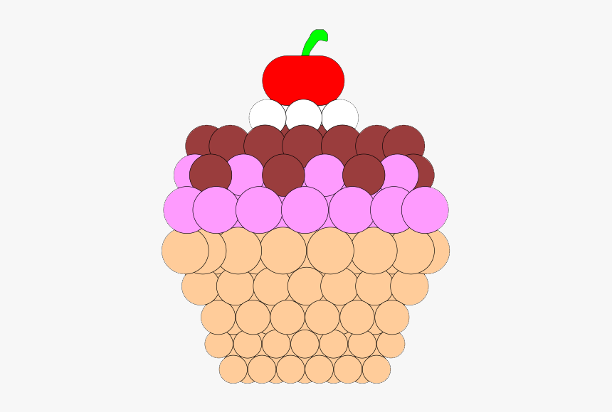 Balloon Sculptures Cupcake - Illustration, HD Png Download