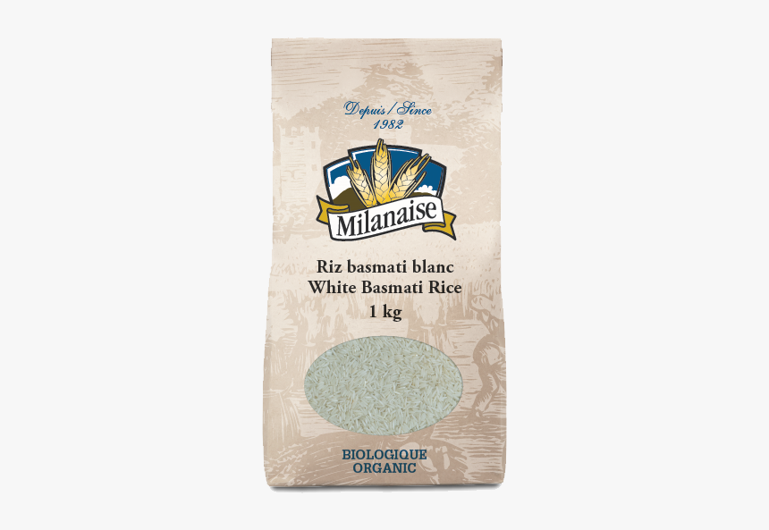 Organic White Basmati Rice - Flocons De Blé, HD Png Download
