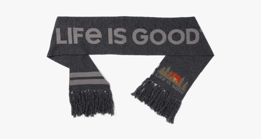 Forest Scenic Reversible Life Is Good Scarf - Scarf, HD Png Download