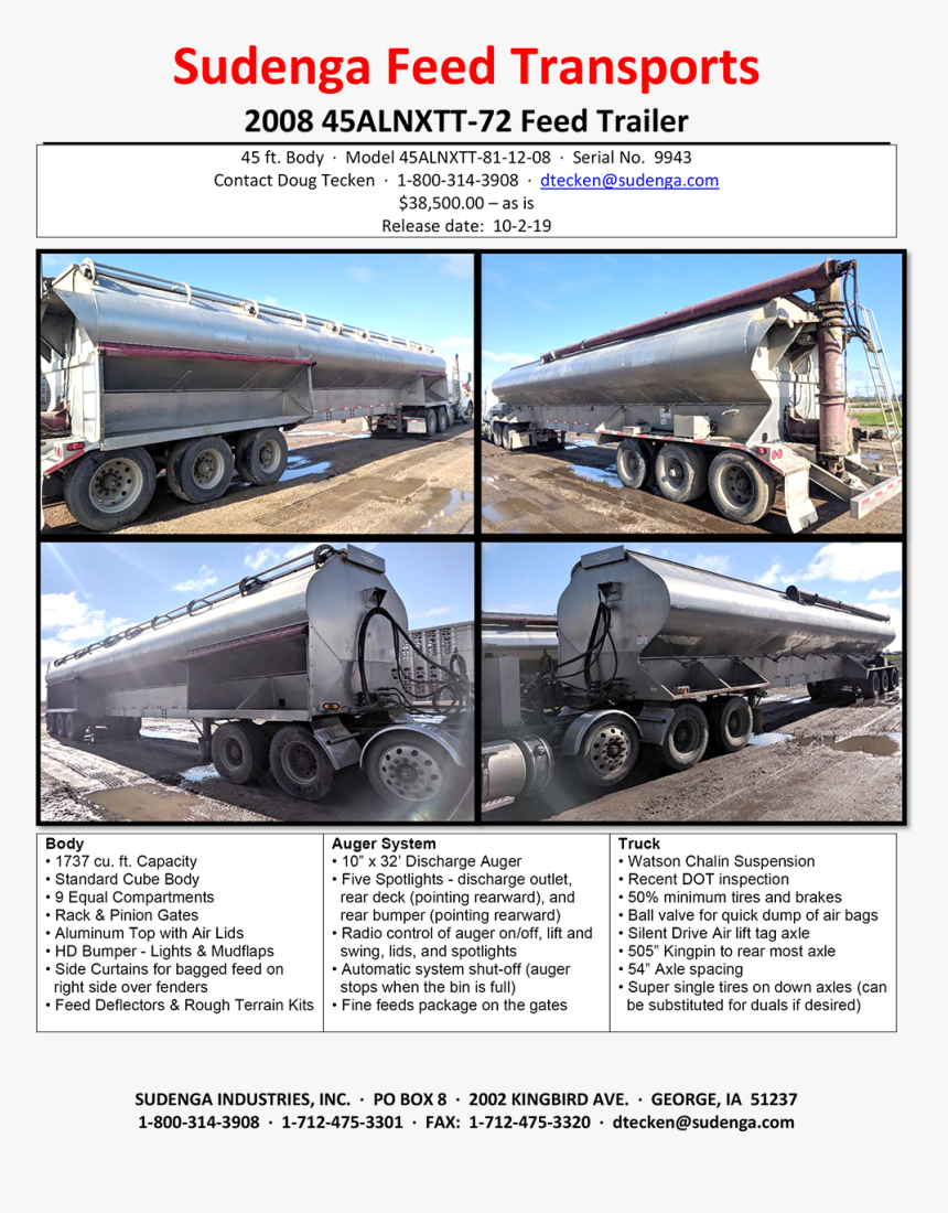 Trailer Truck, HD Png Download