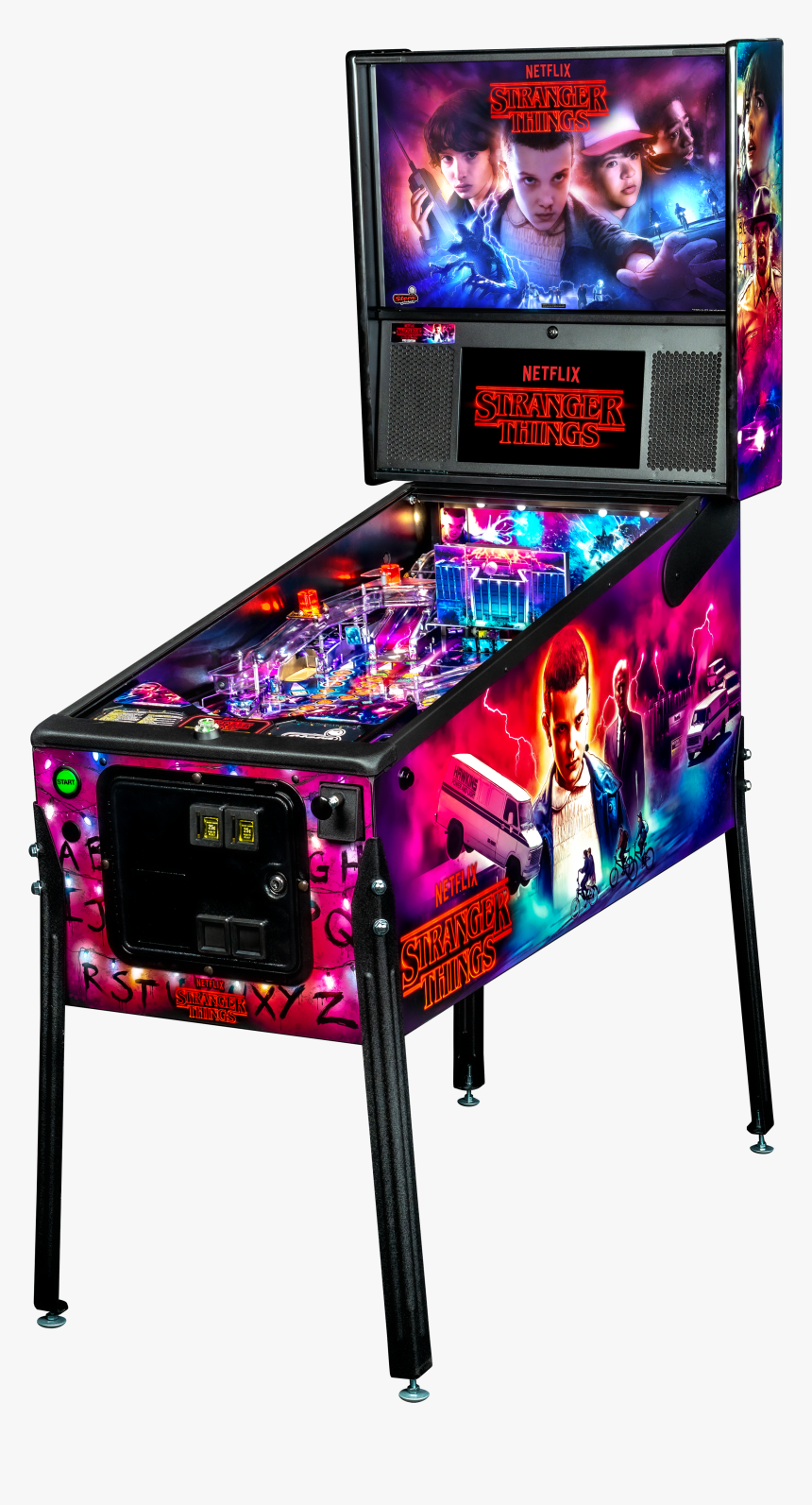 Pro - Stern Stranger Things Pinball Machine, HD Png Download