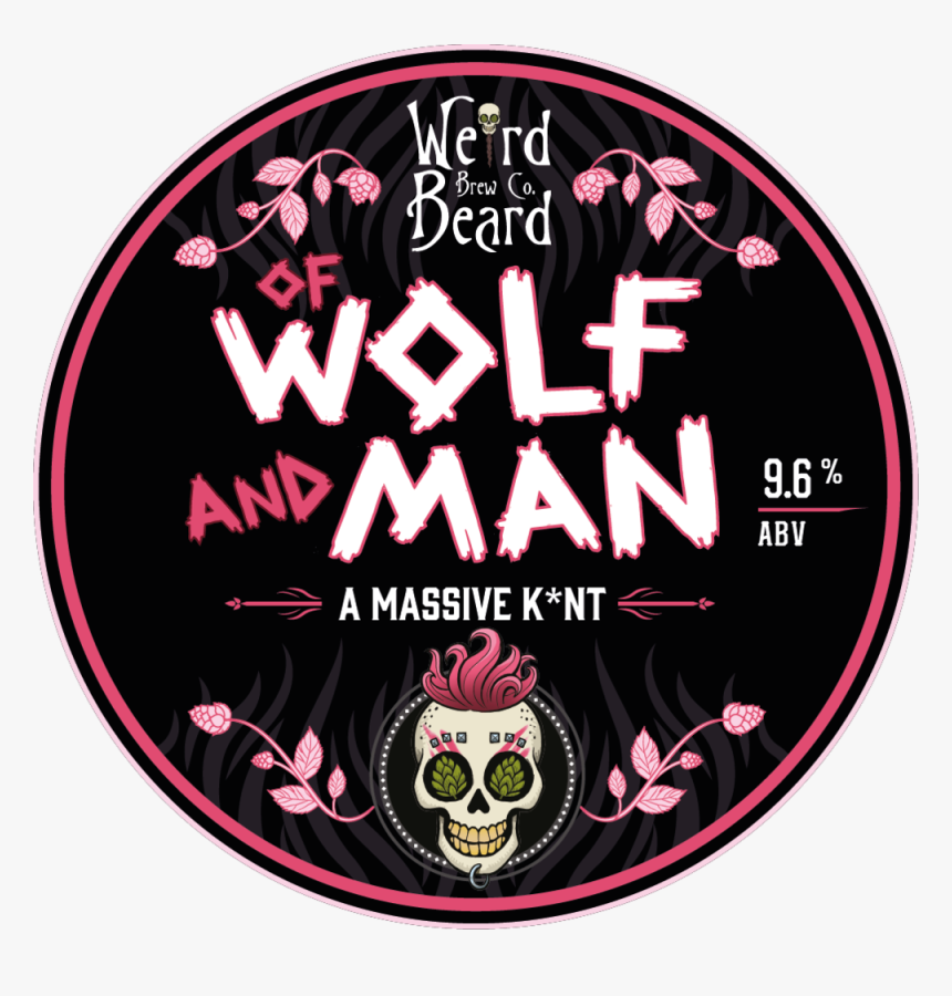 Wolf And Man Keg Preview-01 - Weird Beard Brewery, HD Png Download